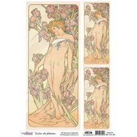 Model AN011 Deluxe Art Collection Pirinç Dekopaj 60x84cm